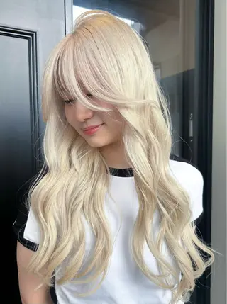 ロング カラー miharu‪‪/ ハイトーン/複雑履歴のヘアスタイル