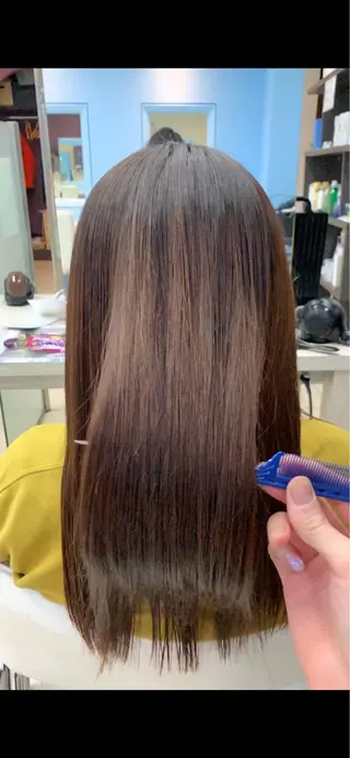パーマ 朝ラク縮毛矯正 kiryuのヘアスタイル