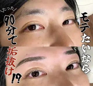 メンズ アイブロウ Briller @odawaraのマツエク・マツパデザイン