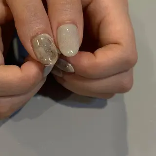 ショート カラー パーマ ヘアアレンジ メンズ キッズ ネイル マツエク・マツパ アイブロウ ar. harajukuのネイルデザイン