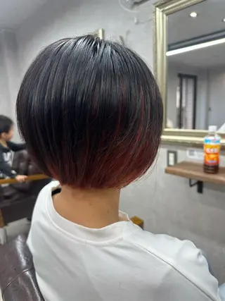 ショート カラー Lien 深井店のヘアスタイル