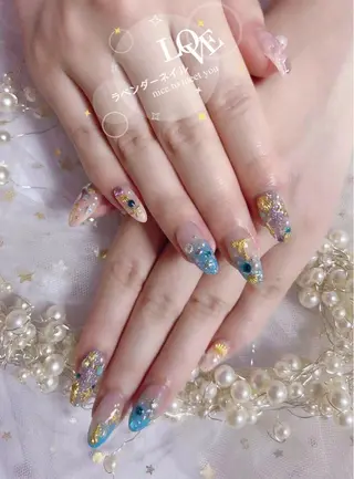 ネイル ラベンダー💖日暮里 ルル💖ネイルのネイルデザイン