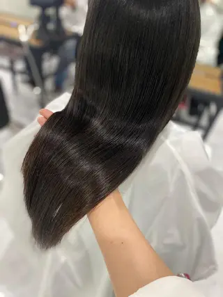 ロング 髪質改善×矯正🫧 韓国ヘアasamiのヘアスタイル