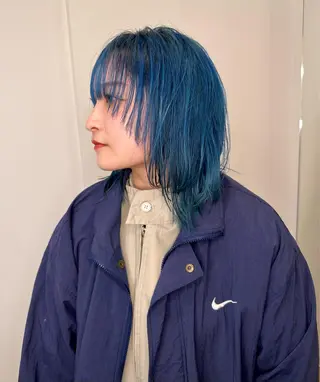 ミディアム カラー 田中 泰正のヘアスタイル