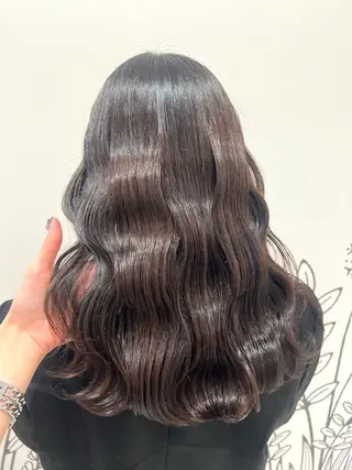 セミロング カラー 🤍透明感カラー・ きらら‎🤍のヘアスタイル