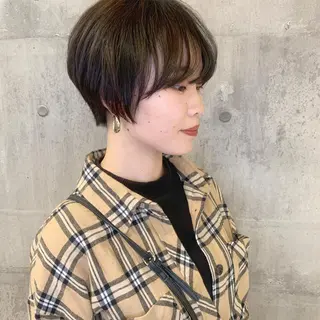 ショート ハイトーン/ショート 村上淳乃🐥のヘアスタイル