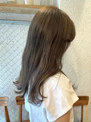 セミロング カラー hazuki 🌝のヘアスタイル