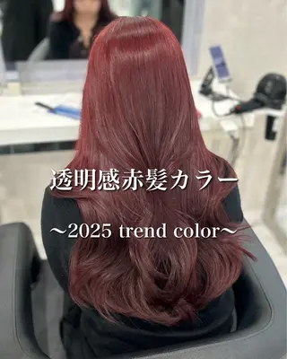 ロング カラー 大人っぽ韓国ヘア 寒色💙yuma💙のヘアスタイル