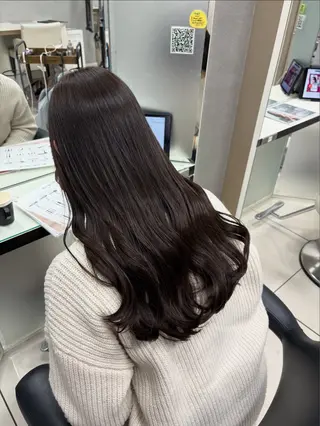 ロング インナーカラー/ ブリーチ/ことねのヘアスタイル