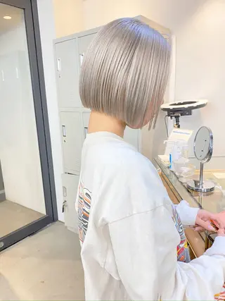 ショート カラー ✨ブリーチなし/ レイヤー/yui✨のヘアスタイル