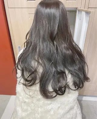 カラー レイヤーカット🍏 オリーブ/ののかのヘアスタイル
