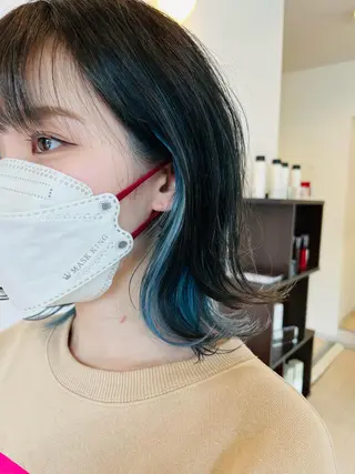 ミディアム PazRood 山下のヘアスタイル