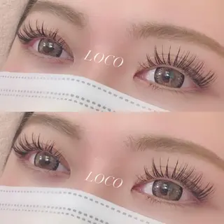 マツエク・マツパ 𝕋𝕆ℙアイリスト sanaeのマツエク・マツパデザイン
