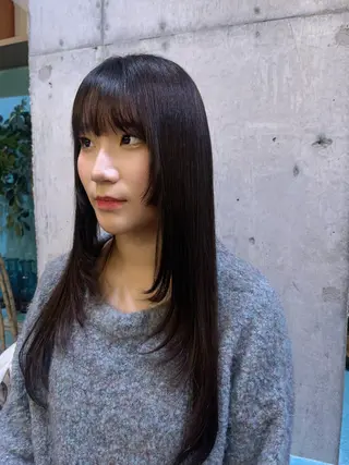 セミロング rina似合わせ レイヤー/メンズのヘアスタイル