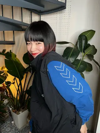 カラー ボブ/くびれショート モデル募集中cocoのヘアスタイル