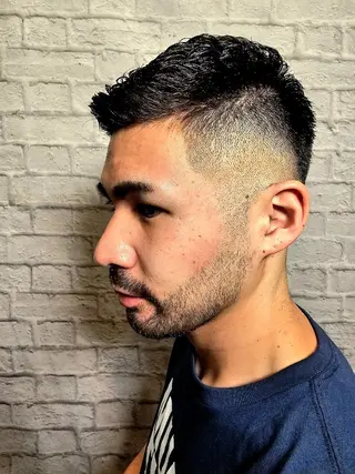 ショート パーマ メンズ 💈メンズカット 💈鈴木将希のヘアスタイル