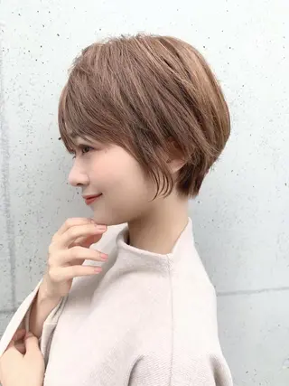 ショート レイヤー/縮毛矯正 髪質改善/e_kiのヘアスタイル