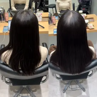 ミディアム 髪質改善ヘアケア 艶髪特化/上田のヘアスタイル