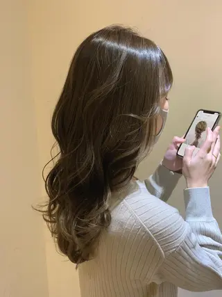 ロング カラー ヘアアレンジ 店長/ 加藤 流菜のヘアスタイル