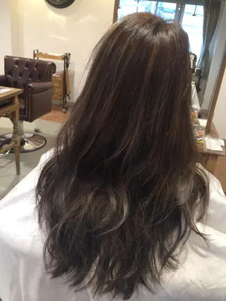 ショート ミディアム セミロング ロング カラー パーマ ヘアアレンジ 韓国♡ハイライト ♡YURIのヘアスタイル