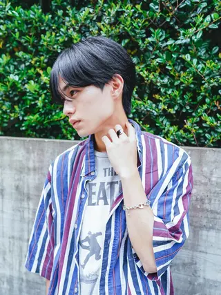 ショート パーマ メンズ 💎韓国風レイヤー /ボブ💎Namiのヘアスタイル