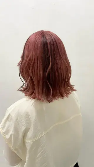 ミディアム 札幌ブリーチカラー/ ダブルカラー/ドイのヘアスタイル