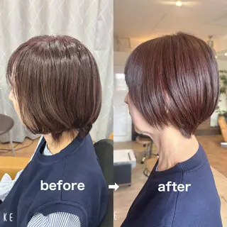 ショート @z（アットゼー） arisaのヘアスタイル