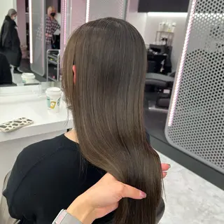 セミロング カラー ヘアアレンジ mai🍑暖色カラー /レイヤー💖のヘアスタイル