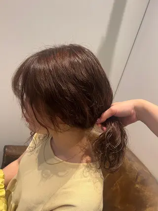 ミディアム カラー パーマ beleefric 🩵チセのヘアスタイル