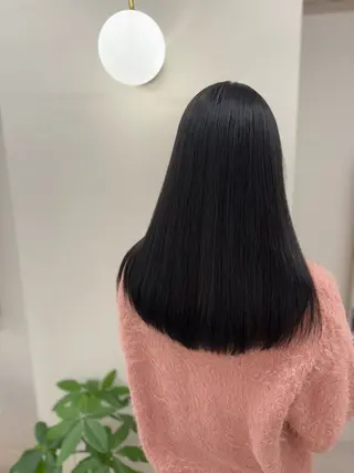 セミロング カラー ヘアアレンジ 二ヶ月綺麗なデザイン カット/星野六三四のヘアスタイル