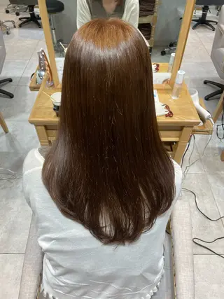 セミロング カラー 遠藤 星李のヘアスタイル