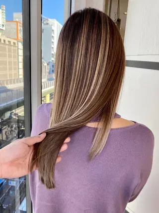 ロング カラー welring hair salonのヘアスタイル