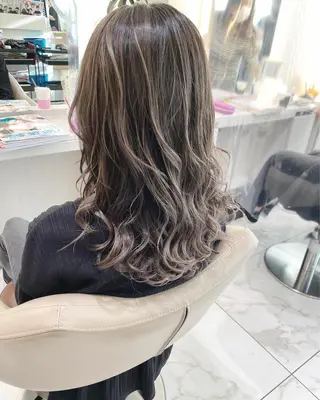 ミディアム カラー キッズ 山崎俊輔/髪質改善 /バレイヤージュのヘアスタイル
