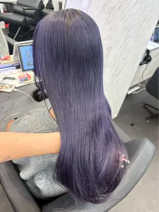 カラー ⋆✦ Leon カット¥1100のヘアスタイル