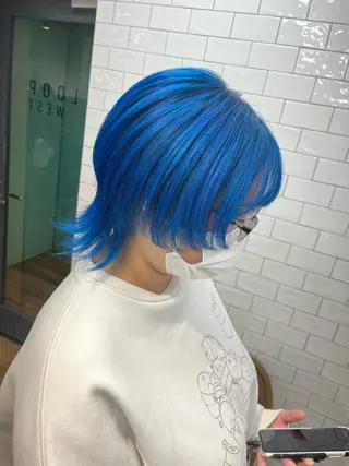 ミディアム もり まりものヘアスタイル
