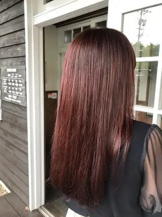 ロング カラー 竹内 麻乃のヘアスタイル
