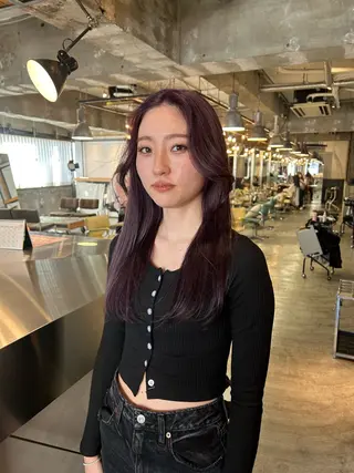 ロング カラー 海外レイヤー /NAGISAのヘアスタイル