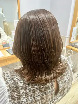 ミディアム 勝野 優佳のヘアスタイル