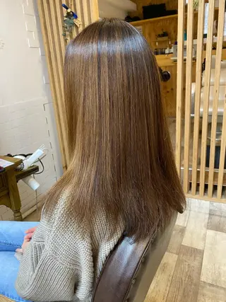 セミロング 髪質改善✨ 角谷　勇のヘアスタイル