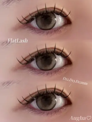 マツエク・マツパ Augha♡ NATSUMIのマツエク・マツパデザイン