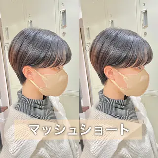 ショート カラー ショート/ボブ/ 透明感カラー/ほのかのヘアスタイル