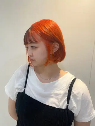 ショート カラー 🌝ぷる艶ハイトーン 柔らかヘア🍅まあやのヘアスタイル