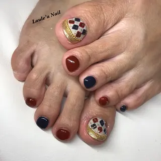 ロング カラー ネイル マツエク・マツパ 福田 加奈のネイルデザイン