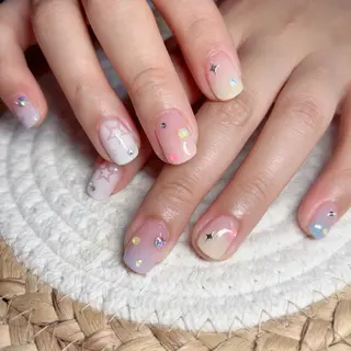 ネイル M🌷nail 長さだし専門店のネイルデザイン