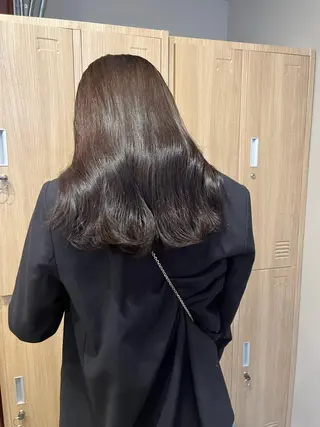 カラー レイヤーカット🍏 オリーブ/ののかのヘアスタイル