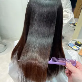 ロング パーマ これた🧸ヘアメ職人 ♡髪質改善♡カラーのヘアスタイル