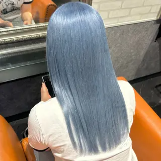 セミロング ブリーチ特化💛 RYUTOのヘアスタイル