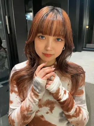 ロング カラー yuuna/ ハッシュカット🎀のヘアスタイル
