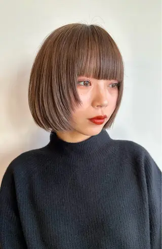 ショート ボブ/ショート/ 縮毛矯正/岸本恭明のヘアスタイル