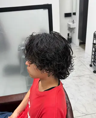 パーマ メンズ メンズ専門 Ryukiのヘアスタイル